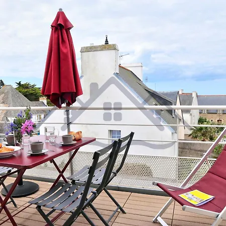 Localise - D80 - La Blanche - Cote - 2eme Etage - Wifi Inclus - Draps Inclus - Animaux Bienvenus * Guilvinec